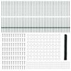 vidaXL Aita ja Tuki Vihre&auml; 1,4 x 100 m Ter&auml;st&auml; ja PVC:t&auml;