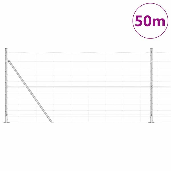 vidaXL Aitalatu Galvanoitu 50 x 1,2 m Ter&auml;s