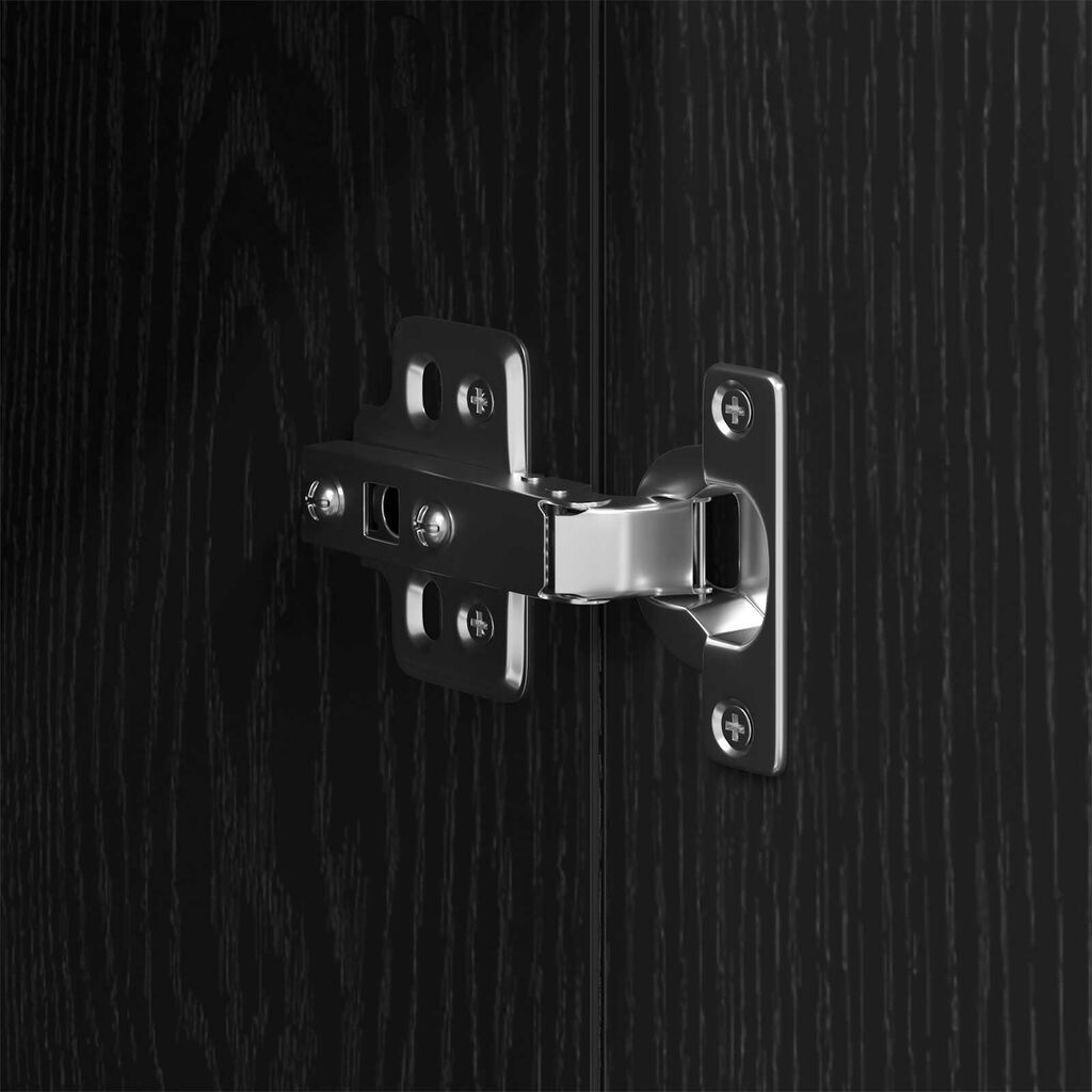 vidaXL Kylpyhuonekappi Musta Tammi 30x30x190 cm Tekninen Puulajike