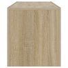 vidaXL TV-taso LED-valoilla Sonoma-tammi 120x35x40 cm