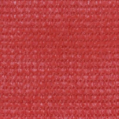 vidaXL Parvekkeen suoja punainen 120x500 cm HDPE