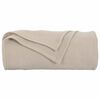 vidaXL Heittop&auml;&auml;llys 24 pcs Beige 200 x 150 cm Fleese