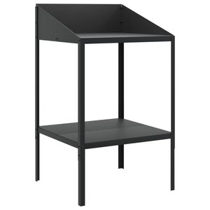 vidaXL Kasviteline antrasiitti 56,5x54,5x100 cm galvanoitu ter&auml;s