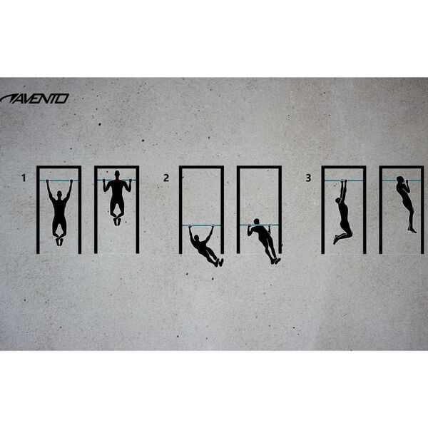 Avento Leuanvetotanko oviaukkoon ter&auml;s