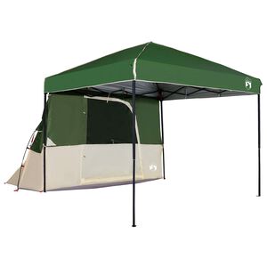vidaXL Leirint&auml;telttasarja katolla 2 pcs Vihre&auml; Taffeta ja kangas