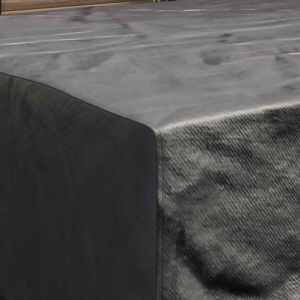 vidaXL Huonekalusuojus Yksiv&auml;rinen Musta 200 x 200 x 90 cm 600D