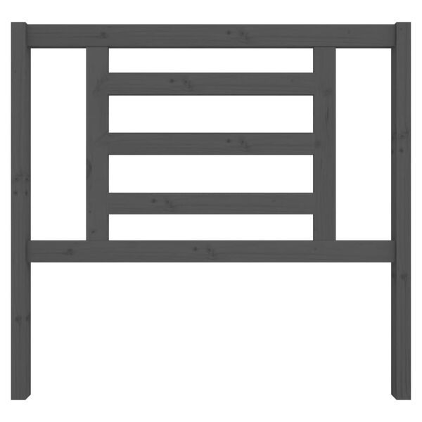 vidaXL S&auml;ngynp&auml;&auml;ty harmaa 106x4x100 cm t&auml;ysi m&auml;nty