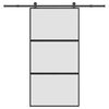 vidaXL liukuovi laitteistosarjalla 102,5x205 cm karkaistu lasi
