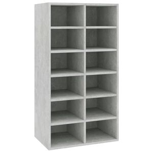 vidaXL Kenk&auml;teline betoninharmaa 54x34x100,5 cm tekninen puu