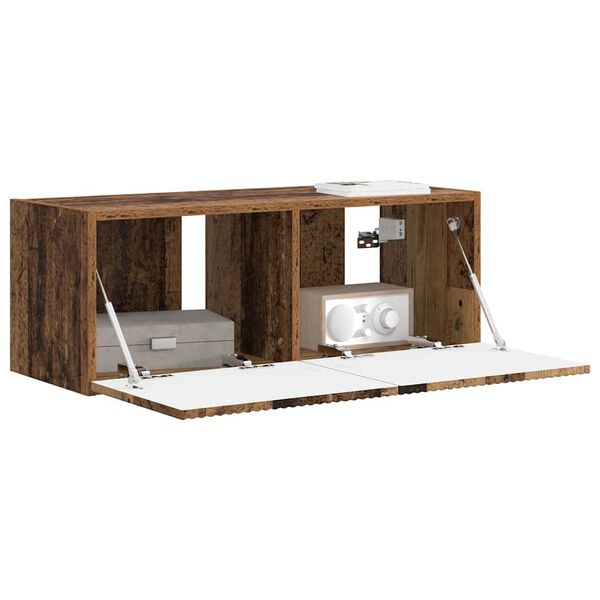 vidaXL TV-sein&auml;kaappi Vanha Puu 60 x 31 x 29.5 cm Tekninen puu