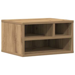 vidaXL Tulostinpidike Artisan tammi 40 x 32 x 22,5 cm Tekninen puu