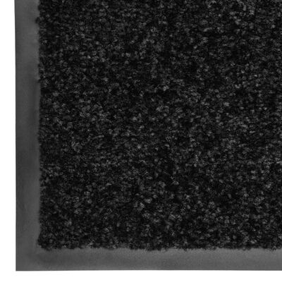 vidaXL Ovimatto pestävä musta 90x150 cm