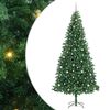 vidaXL Tekojoulukuusi jalustalla Vihre&auml; 300 cm PVC ja Metalli ja Muovi