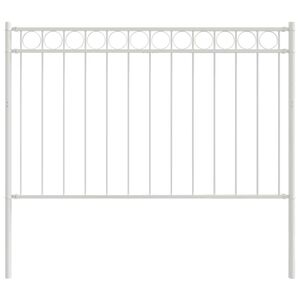 vidaXL Aitaelementti ASSEN Valkoinen 170 x 130 cm Ter&auml;s