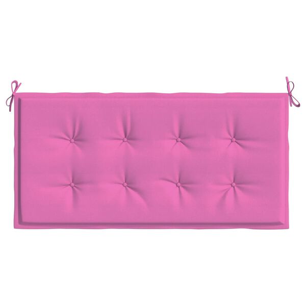 vidaXL Puutarhapenkityyny Pinkki 100 x 50 x 4 cm Oxford-kangas