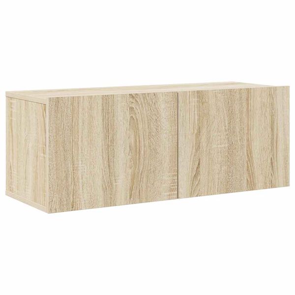 vidaXL 8-osainen TV-kaappisarja Sonoma-tammi tekninen puu