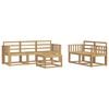 vidaXL Ulkosohvakokoelma 6 pcs valkoinen 59 x 59 x 37 cm