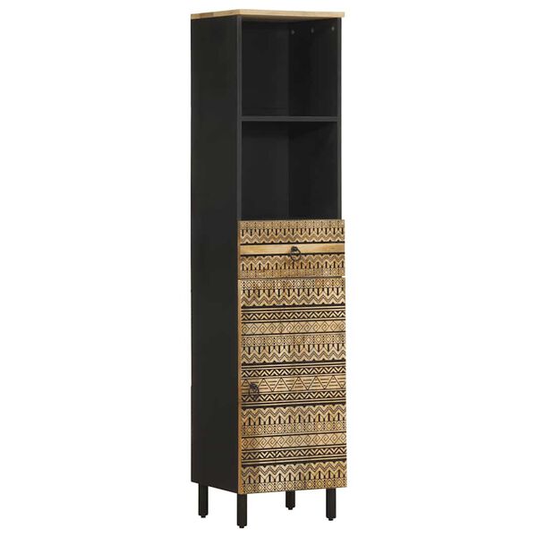 vidaXL 3-osainen Kylpyhuoneen kalustesarja t&auml;ysi mangopuu