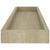 vidaXL Loggia sein&auml;hyllyt 2 kpl tammi 80x15x4 cm MDF