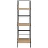 vidaXL 3-tasoinen kirjahylly tammi 60x27,6x90,5 cm tekninen puu