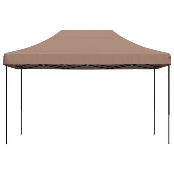 vidaXL Taitettava pop-up juhlateltta ruskea 440x292x315 cm