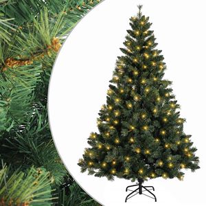 vidaXL Salkomallinen tekoinen joulukuusi 120 cm 150 LEDi&auml;