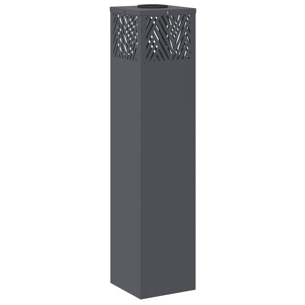 vidaXL Aurinko LED-polkuvalo 2 pcs Antrasiitti Kylm&auml;valssattu ter&auml;s