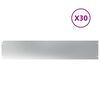 vidaXL Nurmikon reunalistat 30 kpl 20x103 cm galvanoitua ter&auml;st&auml;