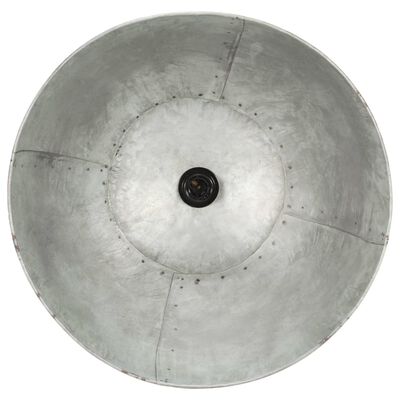 vidaXL Riippuvalaisin 25 W hopea pyöreä 48 cm E27