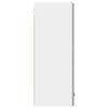 vidaXL Henkarikaappi ovella Betoni harmaa ja valkoinen 40 x 31 x 80 cm