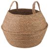 vidaXL Kasviruukku kahvoilla Luonnollinen &Oslash; 45 x 36 cm 100% Merihein&auml;
