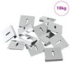 vidaXL Peilin pidustuki 340 pcs Nikkeli 35 x 30 x 8,3 mm Ter&auml;s