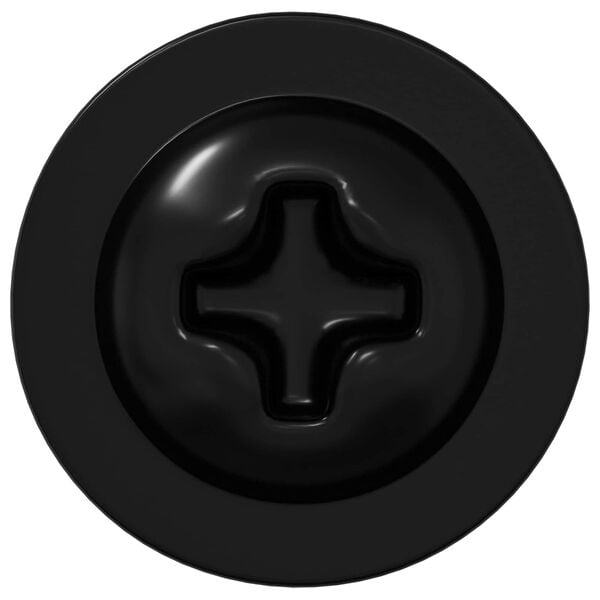 vidaXL Itsekiertev&auml; kynsi 16364 pcs Musta 3,5 x 12 mm Rauta