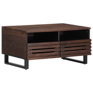 vidaXL Sohvap&ouml;yt&auml; ruskea 80x55x40 cm t&auml;ysi mangopuu