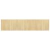 vidaXL Matto suorakaide vaalea luonnollinen 70x300 cm bambu