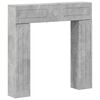 vidaXL Takan kehys Betoninharmaa 102 x 18 x 100,5 cm Tekninen puu