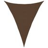 vidaXL Aurinkopurje 160 g/m&sup2; ruskea 3x4x4 m HDPE