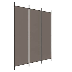 vidaXL 3-paneelinen Tilanjakaja antrasiitti 150x220 cm kangas