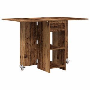 vidaXL Ruokailup&ouml;yt&auml; 115 x 70 x 75 cm Tekninen puu Vanha puu