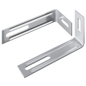 vidaXL Antikallistuskiinnike 2 pcs Hopea 74,5 x 15 x 32 mm Rauta