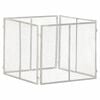 vidaXL Puutarhakomposti 85x85x70 cm galvanoitu rauta