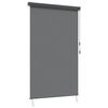 vidaXL Rullaverho Vaaleanharmaa 140 x 250 cm Kangas ja Alumiini