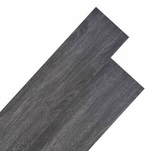 vidaXL Lattialankut Musta ja Valkoinen 5,26 m&sup2; 18 kpl