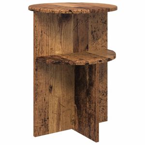 vidaXL Sivup&ouml;yt&auml; s&auml;ilytystilassa Vanha puu &Oslash; 39,5 x 55 cm Tekninen puu