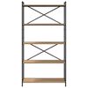 vidaXL Kirjahylly Artisan tammi 80 x 30 x 155 cm Tekninen puu