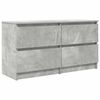 vidaXL TV-taso betoninharmaa 100x35x54 cm tekninen puu
