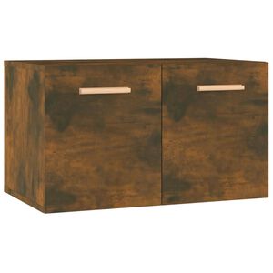 vidaXL Sein&auml;kaappi savutammi 60x36,5x35 cm tekninen puu