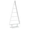 vidaXL Metallinen joulukuusi KUOPIO 90 cm Ter&auml;s valkoinen