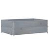 vidaXL Kuormalavan reunukset 2 kpl harmaa 120x80 cm t&auml;ysi m&auml;nty