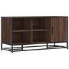 vidaXL Kenk&auml;penkki ruskea tammi 100x40x53,5 cm tekninen puu ja metalli